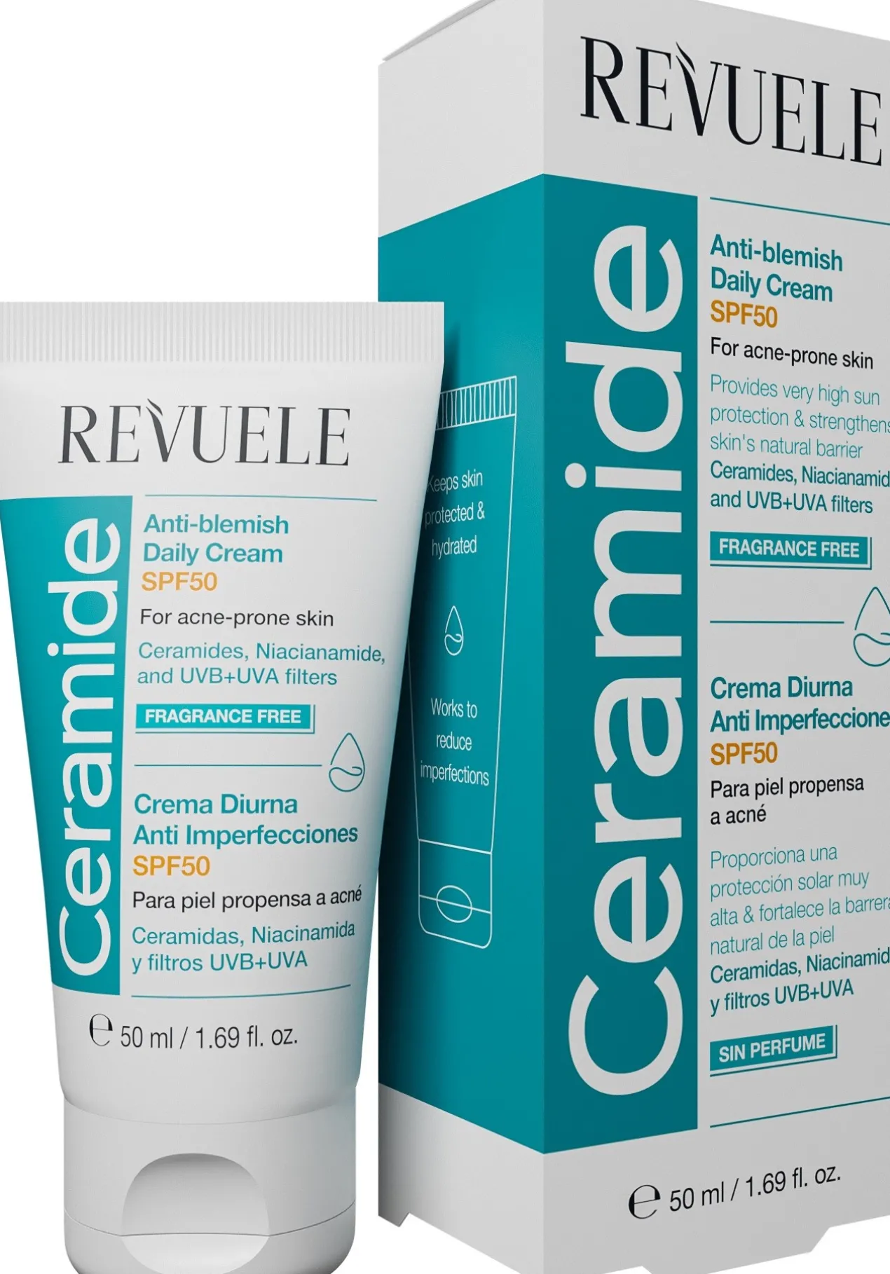 Ceramide Crema Diurna Anti Imperfecciones SPF50
