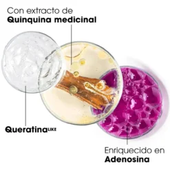 Champú Acelerador del Crecimiento con Adenosina y Quinina