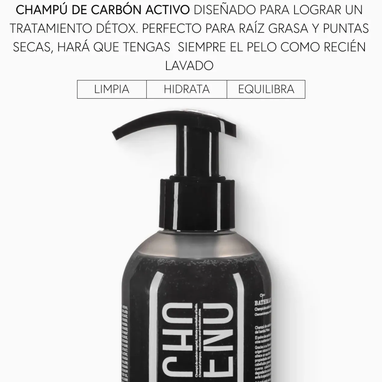 Champú Bathman Detox Hair