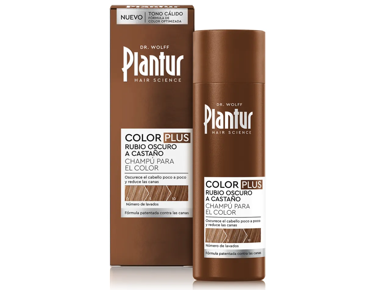 Champú Color Plus Rubio Oscuro a Castaño