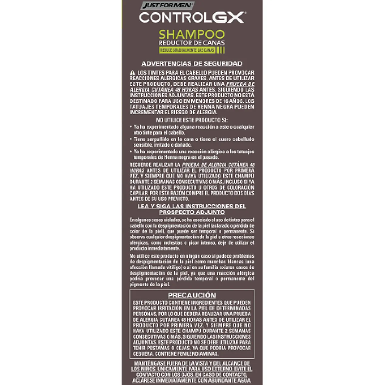 Champú Control GX Reductor de Canas