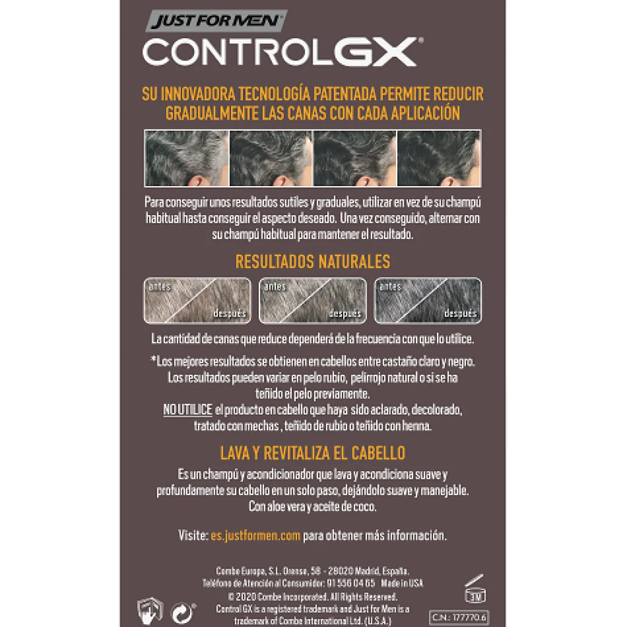 Champú Control GX y Acondicionador 2 en 1