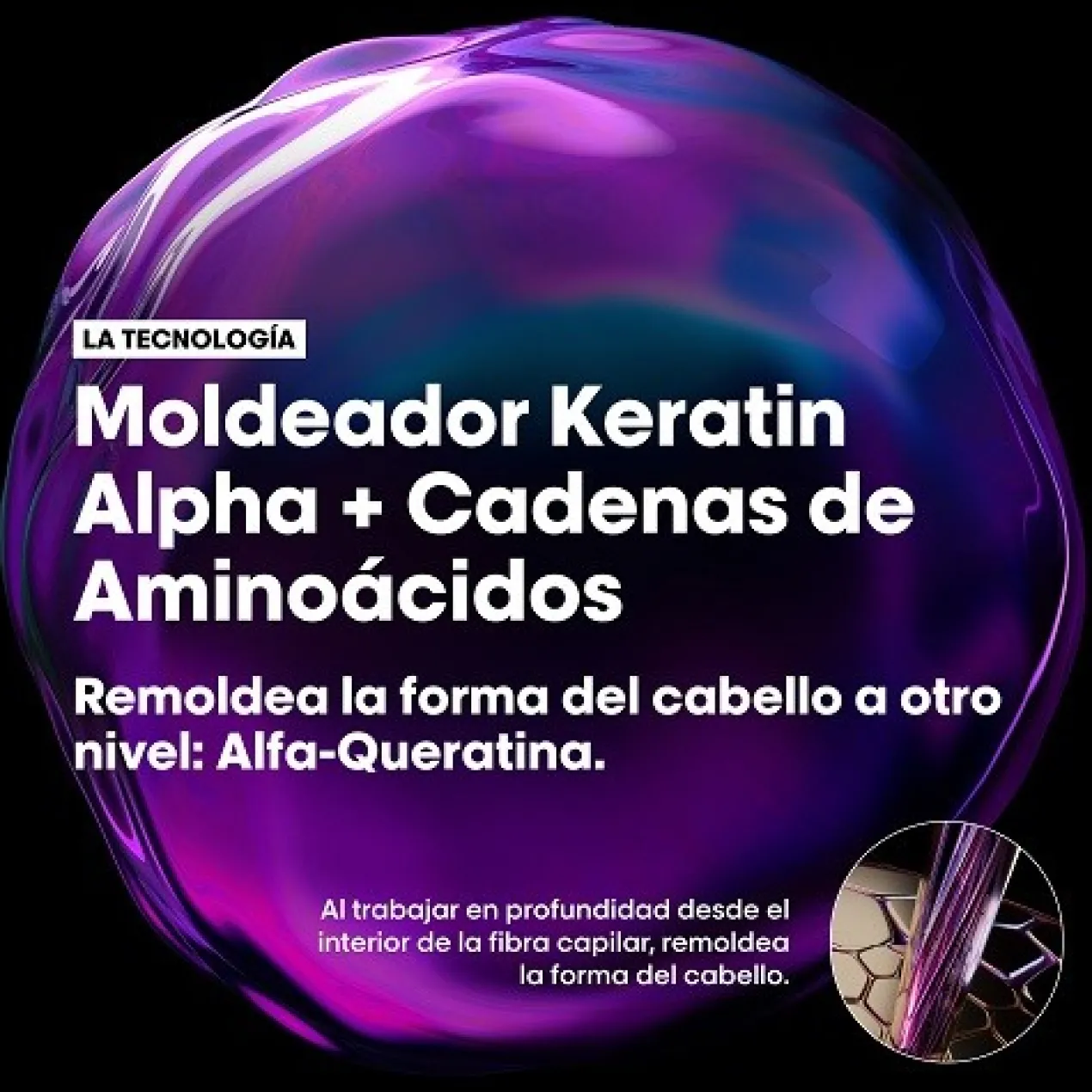 Champú profesional sin sulfatos Keratin Alpha Sleek
