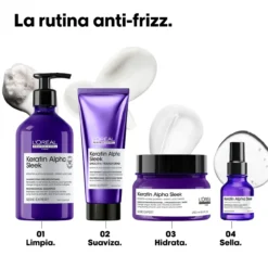Champú profesional sin sulfatos Keratin Alpha Sleek