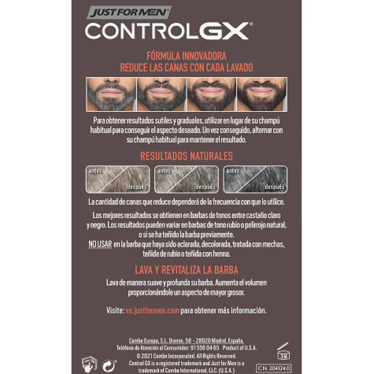 Champú Reductor de Canas Para Barba