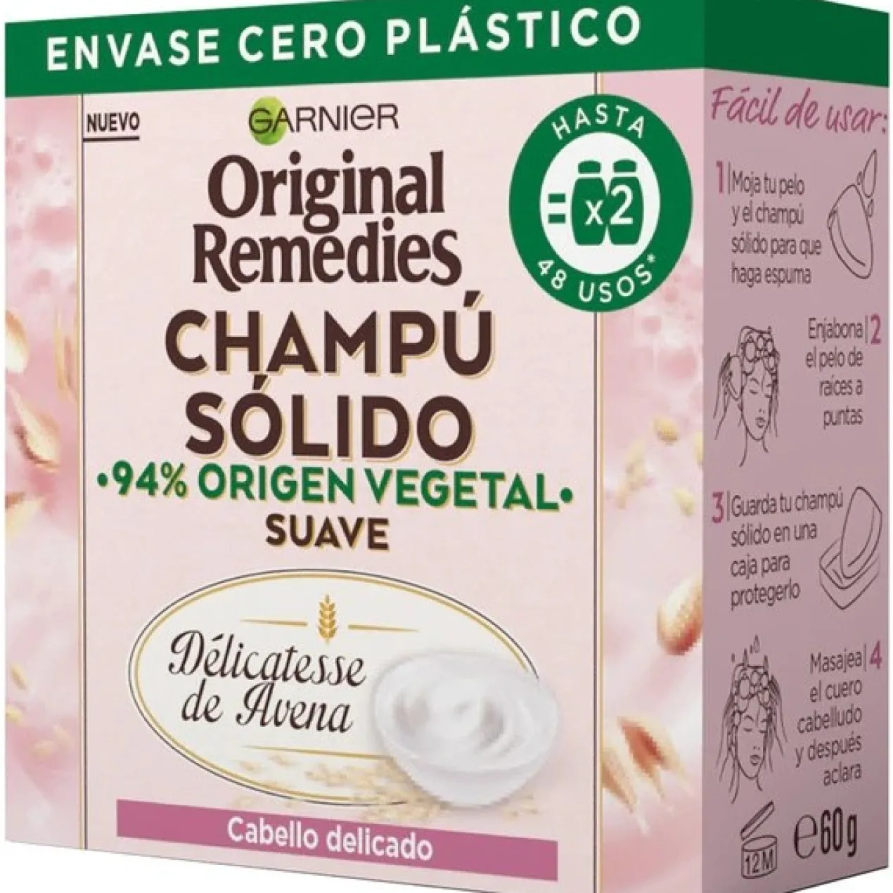 Champú Sólido Délicatesse Avena Cabello Delicado