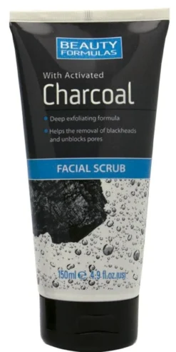 Charcoal Facial Scrub Exfoliante Facial