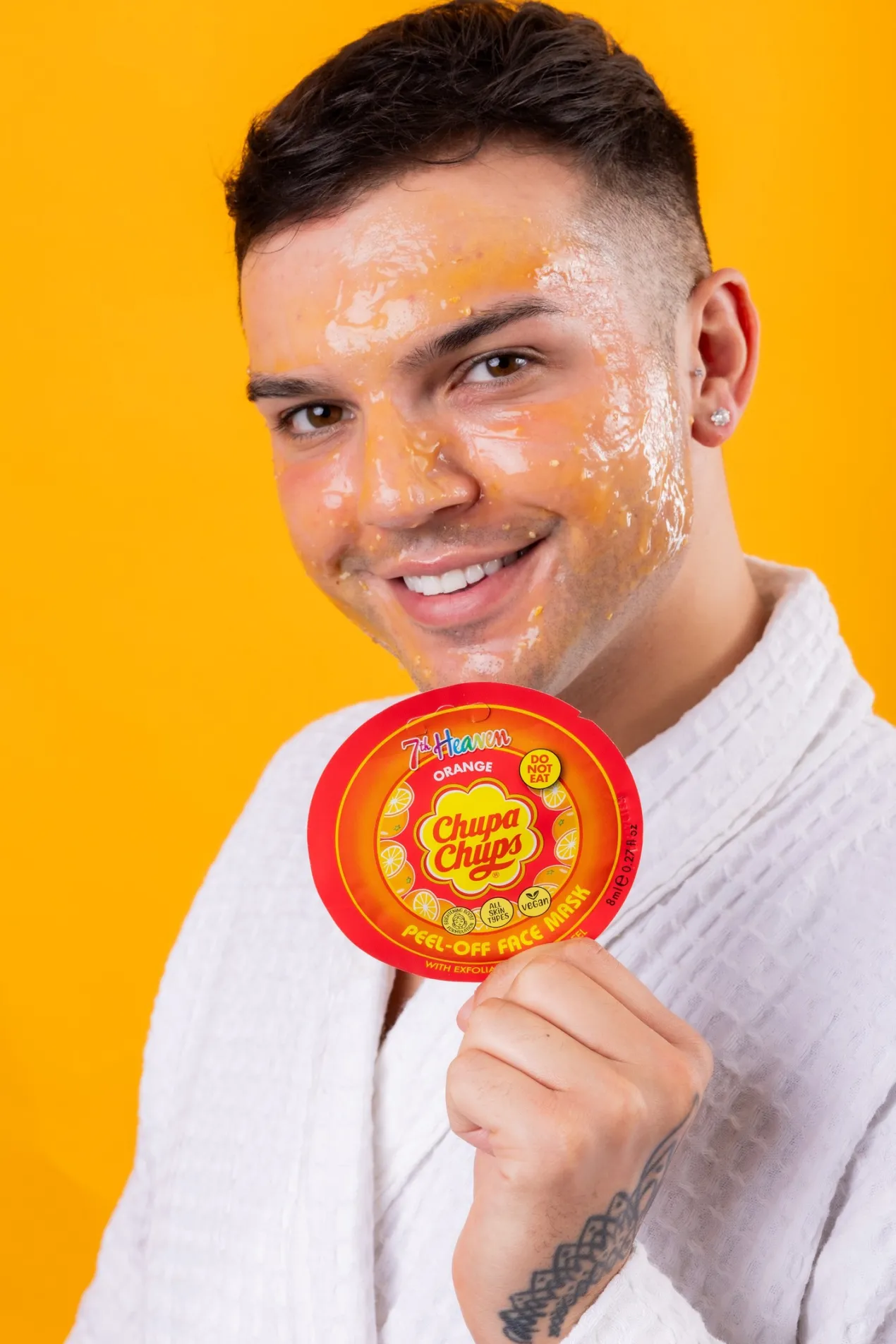 Chupa Chups Peel Off Face Mask Mascarilla Facial Peel-Off Naranja