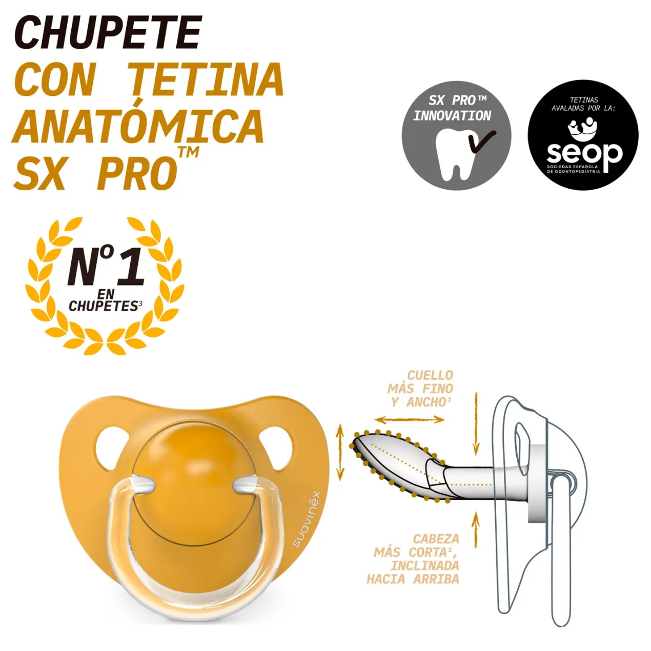 Chupetes Anatómicos Clásicos Tetina Silicona +18M