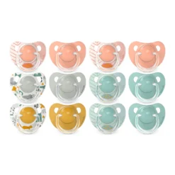 Chupetes Anatómicos Clásicos Tetina Silicona +18M