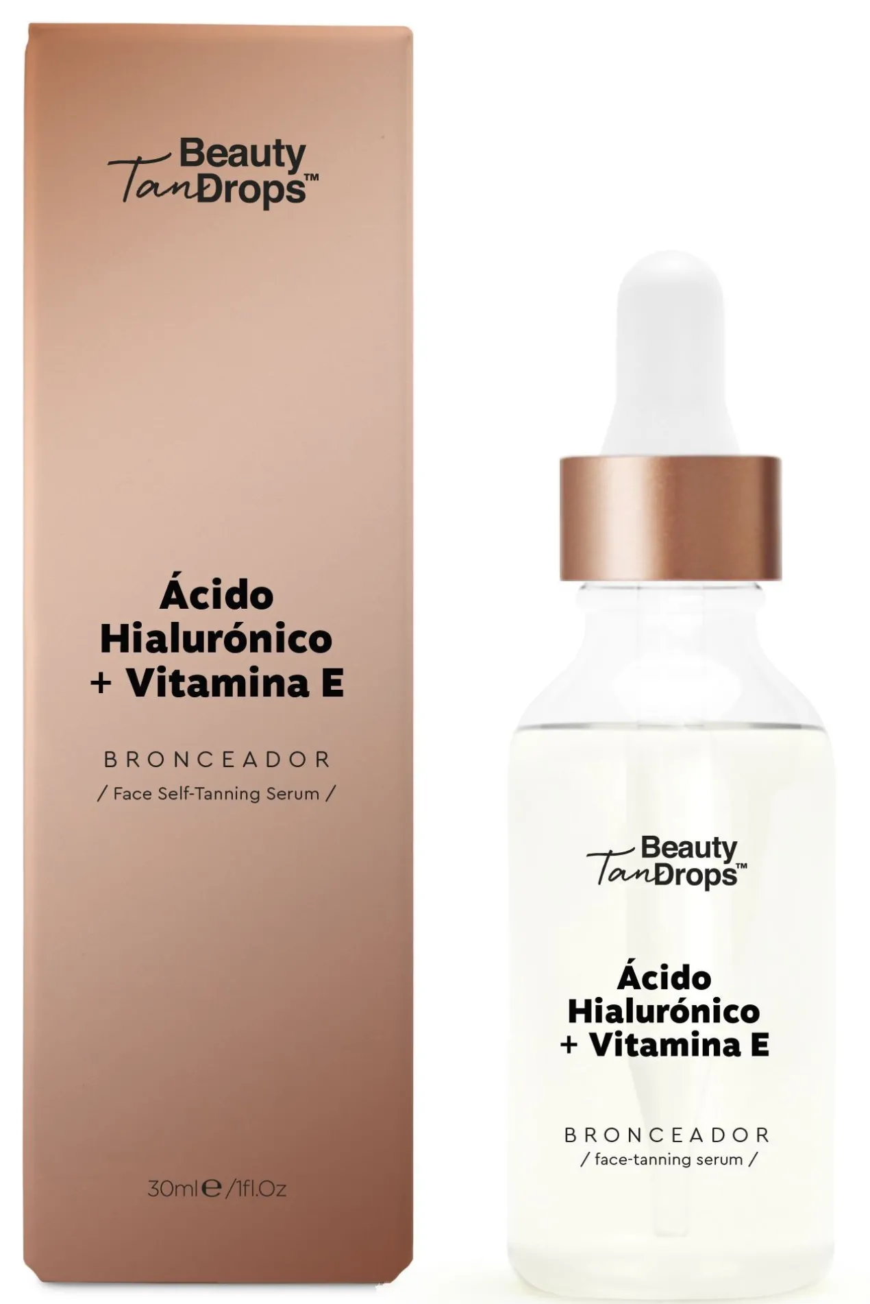 Ácido Hialurónico + Vitamina E Autobronceador