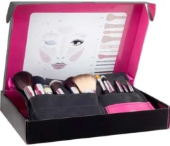 Cinturón Ajustable con 12 Brochas Professional Makeup