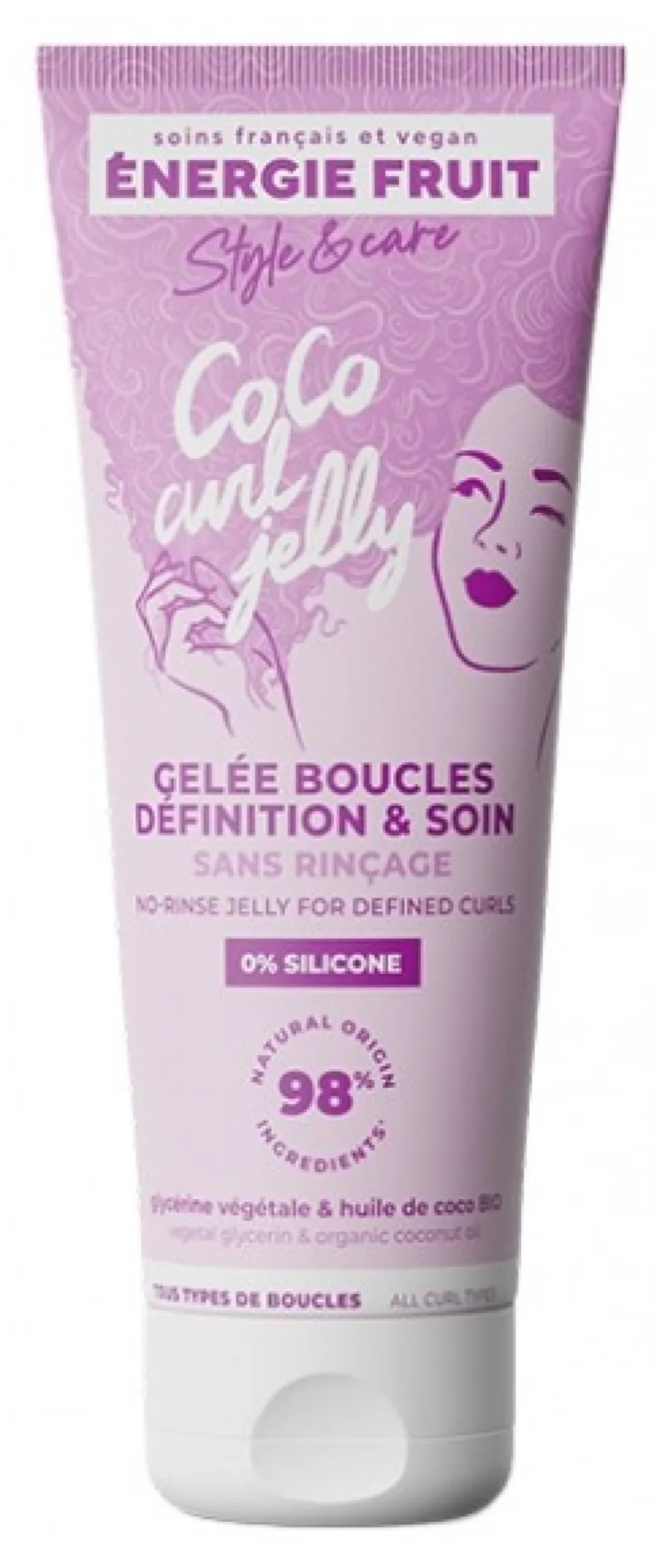 Coco Curl Jelly Gel para el Cuidado y Definición de Rizos