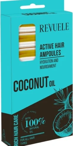 Coconut Oil Active Hair Ampoules Ampollas Capilares
