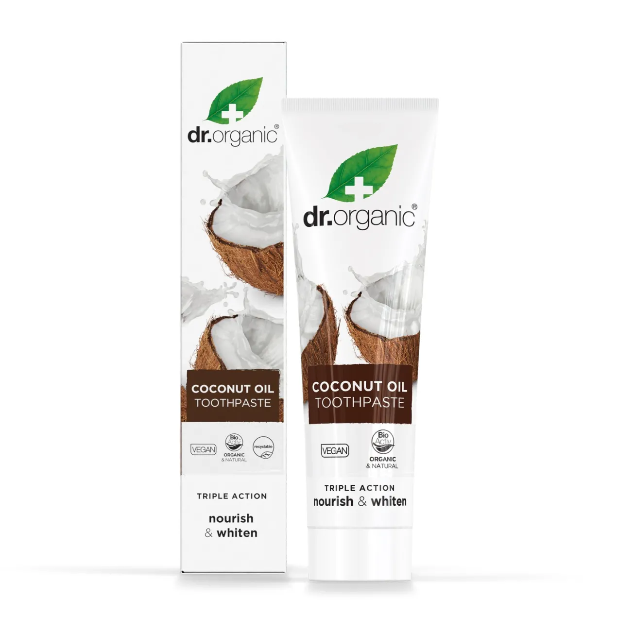 Coconut Oil Pasta de Dientes Blanqueadora