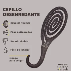 Coffee O'clock Cepillo Desenredante