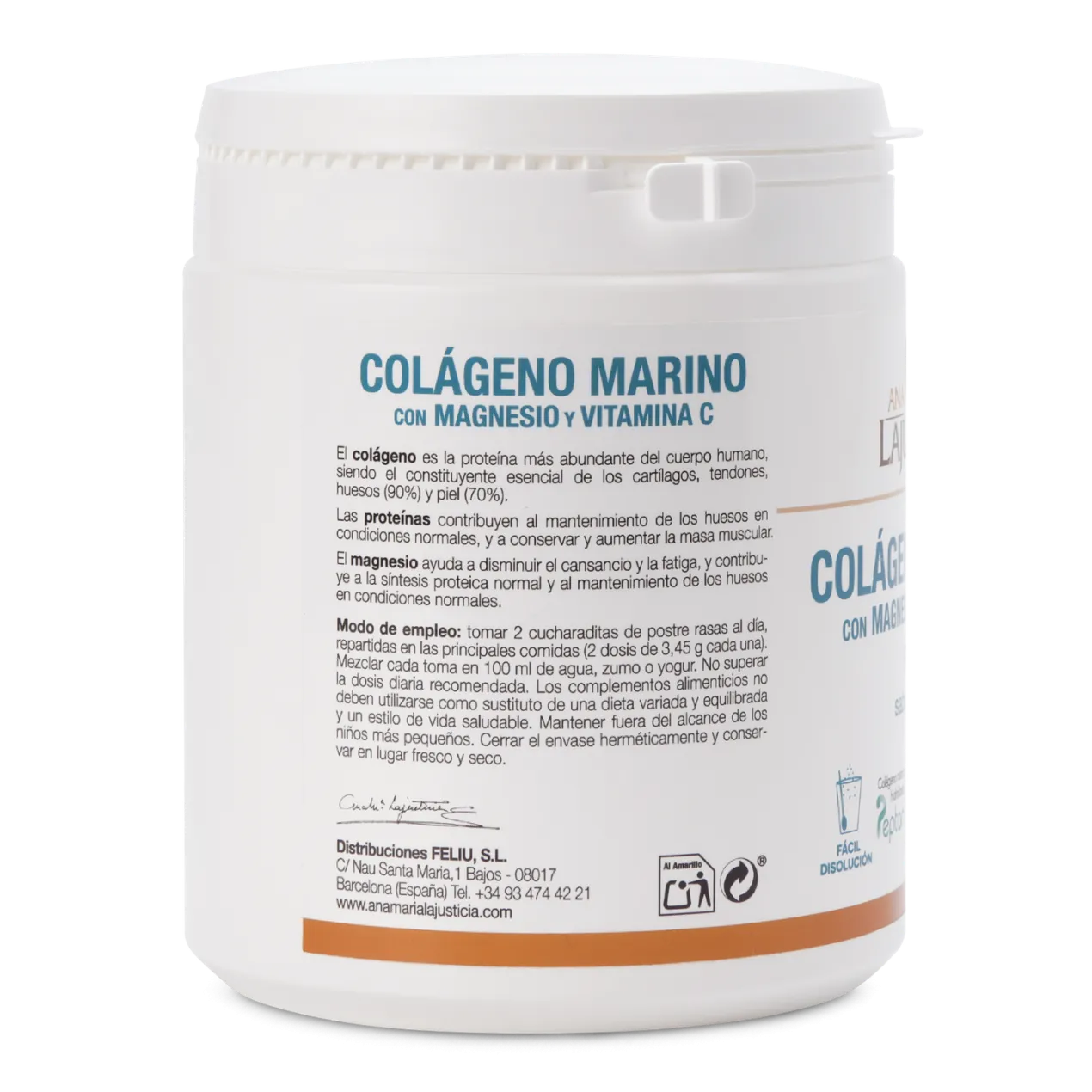 Colágeno Marino con Magnesio y Vitamina C Sabor Sandía