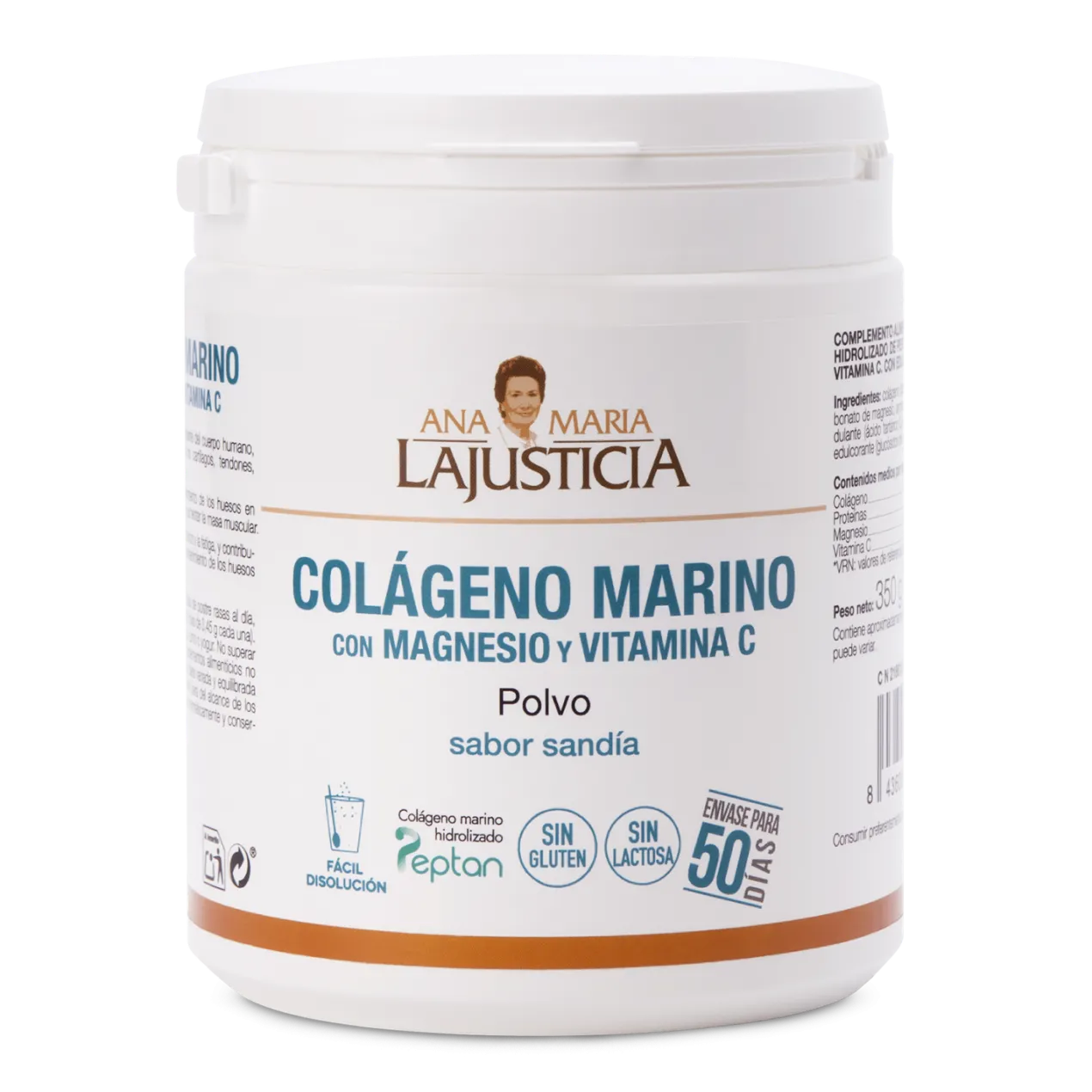 Colágeno Marino con Magnesio y Vitamina C Sabor Sandía