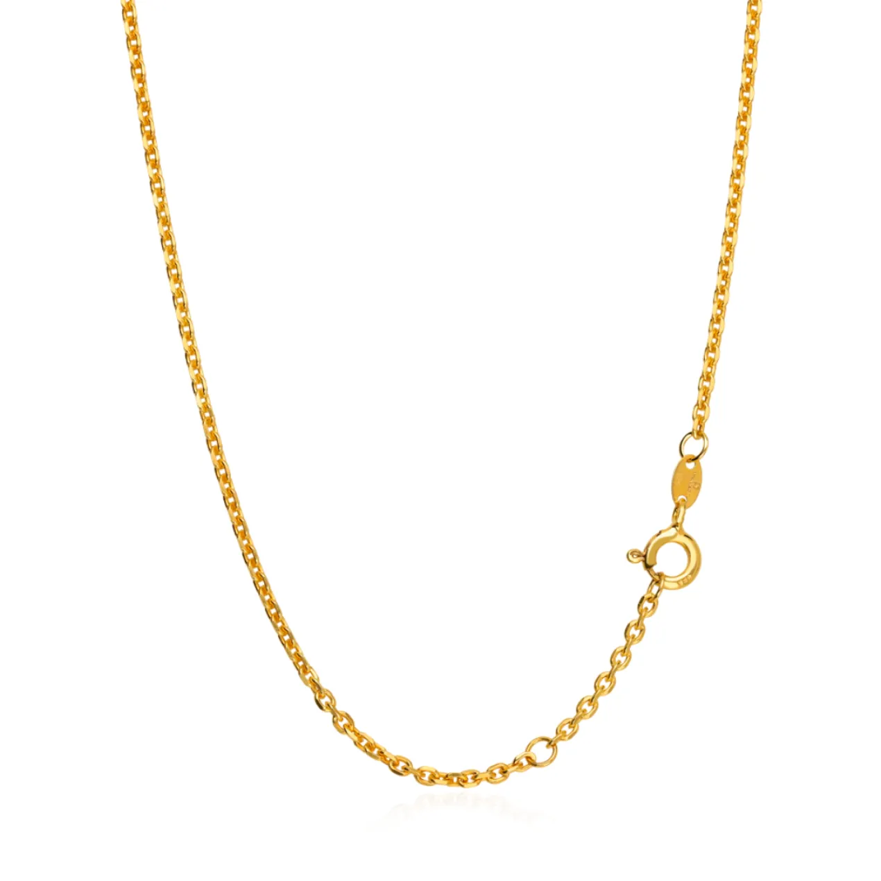 Collar Daeris Plata de Ley / Recubrimiento oro 18K