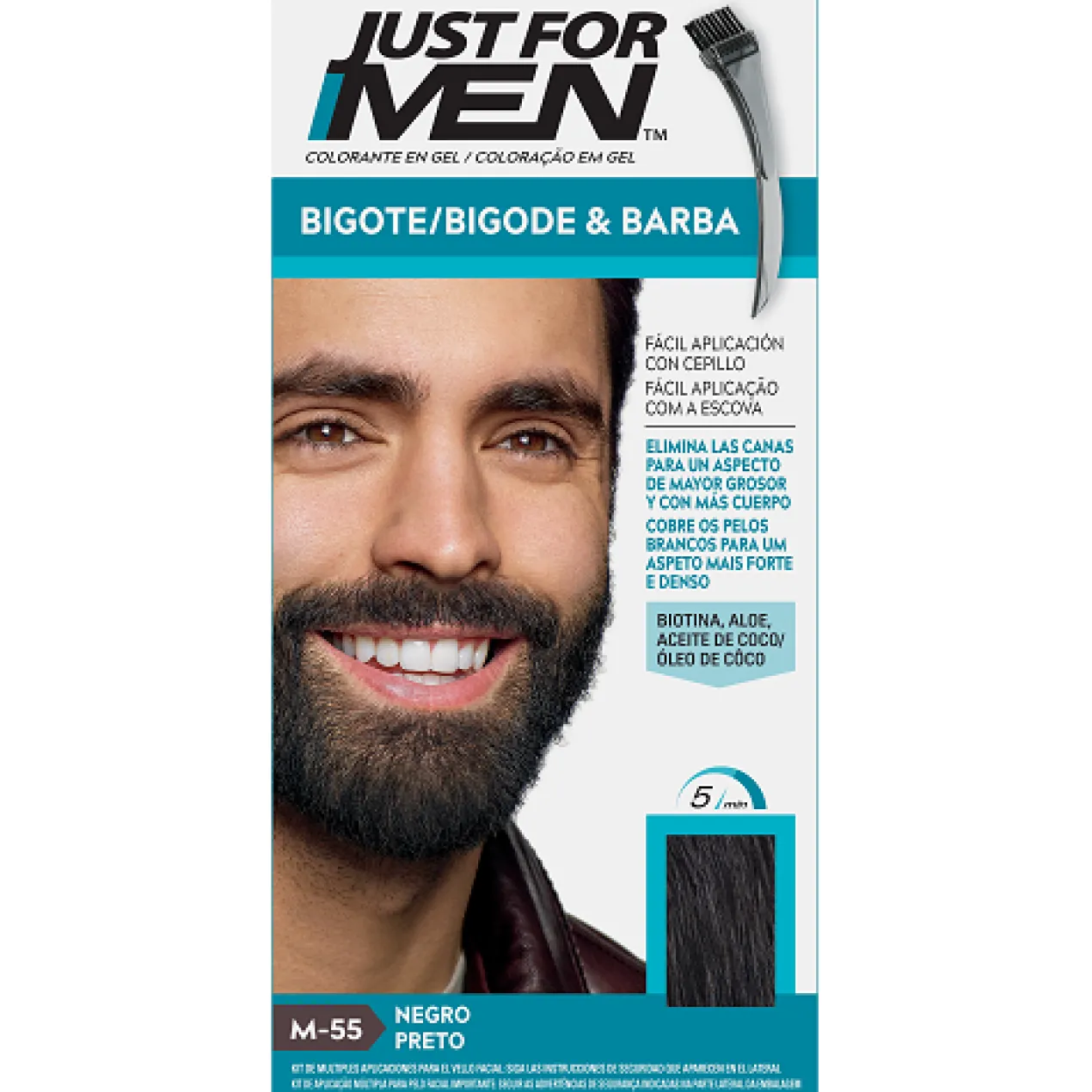 Colorante en Gel para Barba y Bigote
