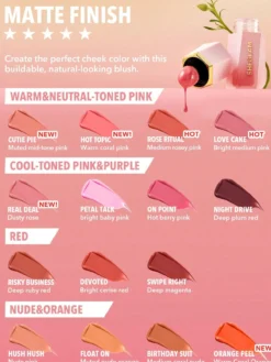 Color Bloom Liquid Blush Colorete Líquido Mate