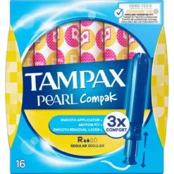 Compak Pearl Regular Tampones
