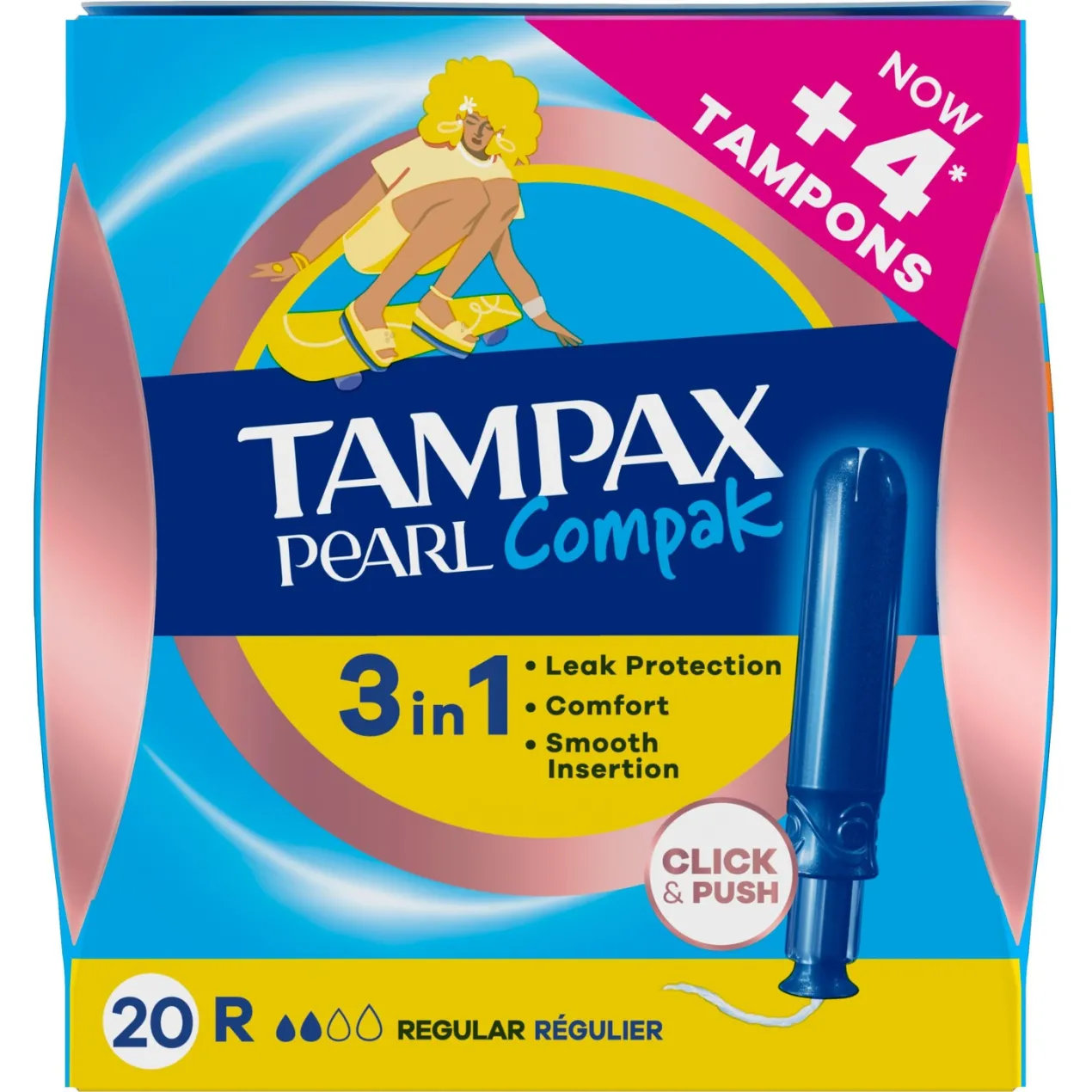 Compak Pearl Regular Tampones