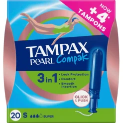 Compak Pearl Súper Tampones