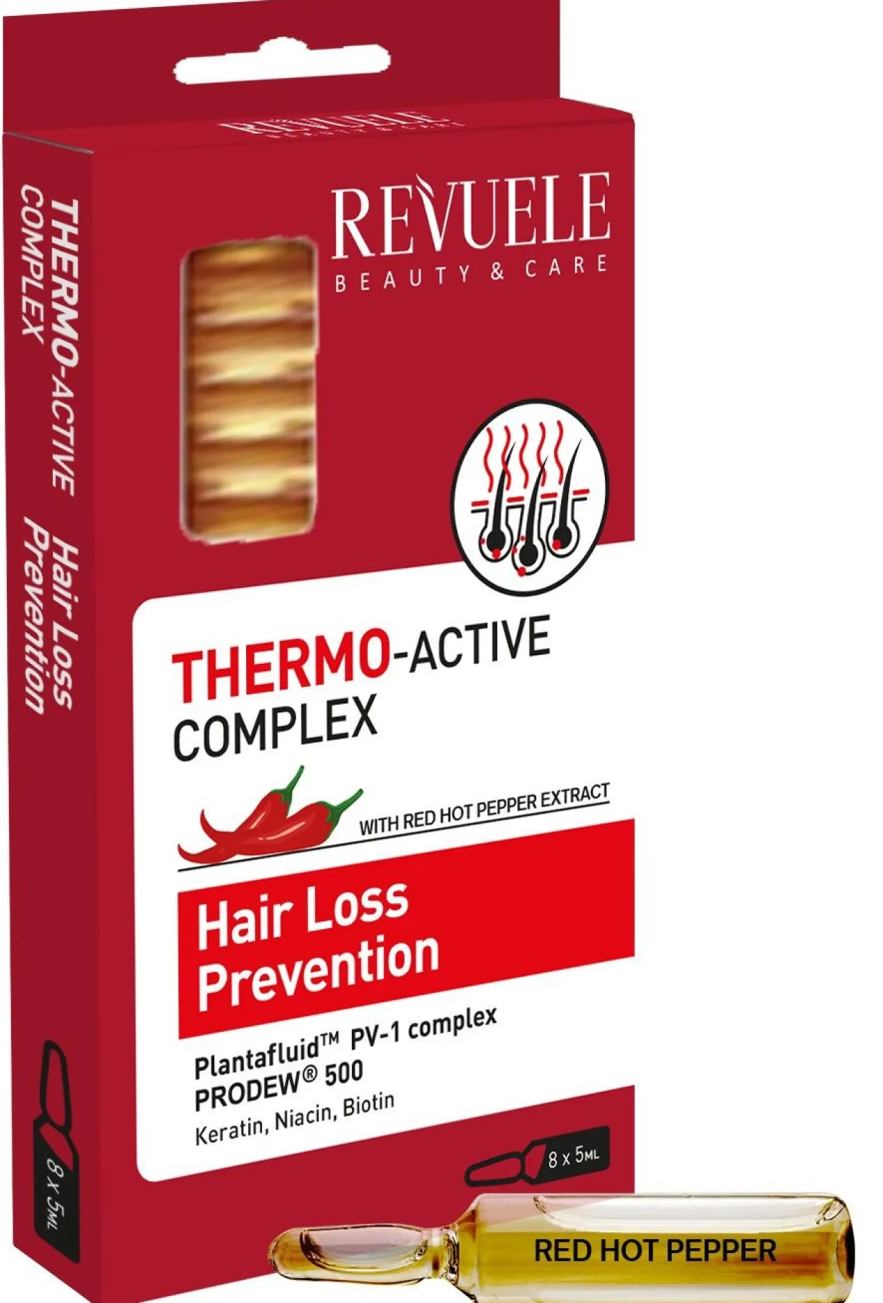 Complejo Termoactivo para Prevención de Pérdida del Cabello Ampollas