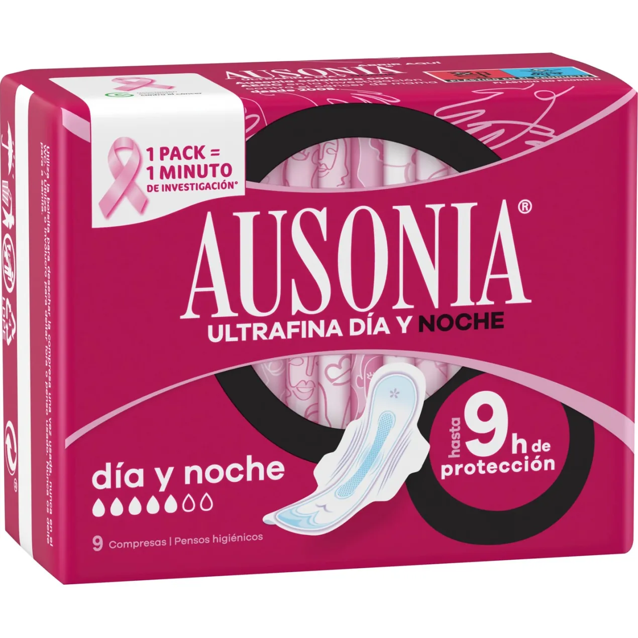 Compresa con alas noche