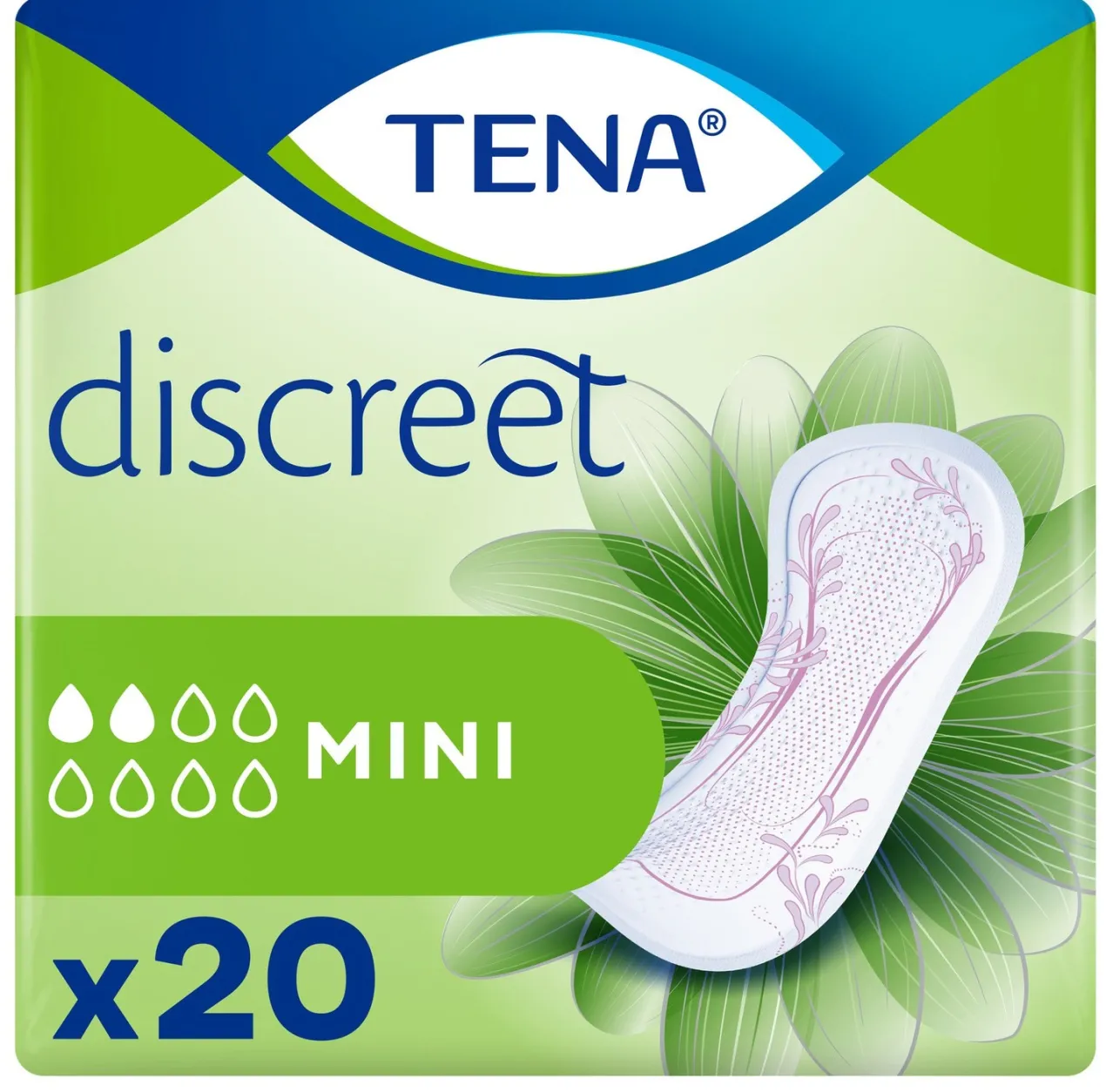 Compresas Incontinencia Femenina Discreet Mini Ultra