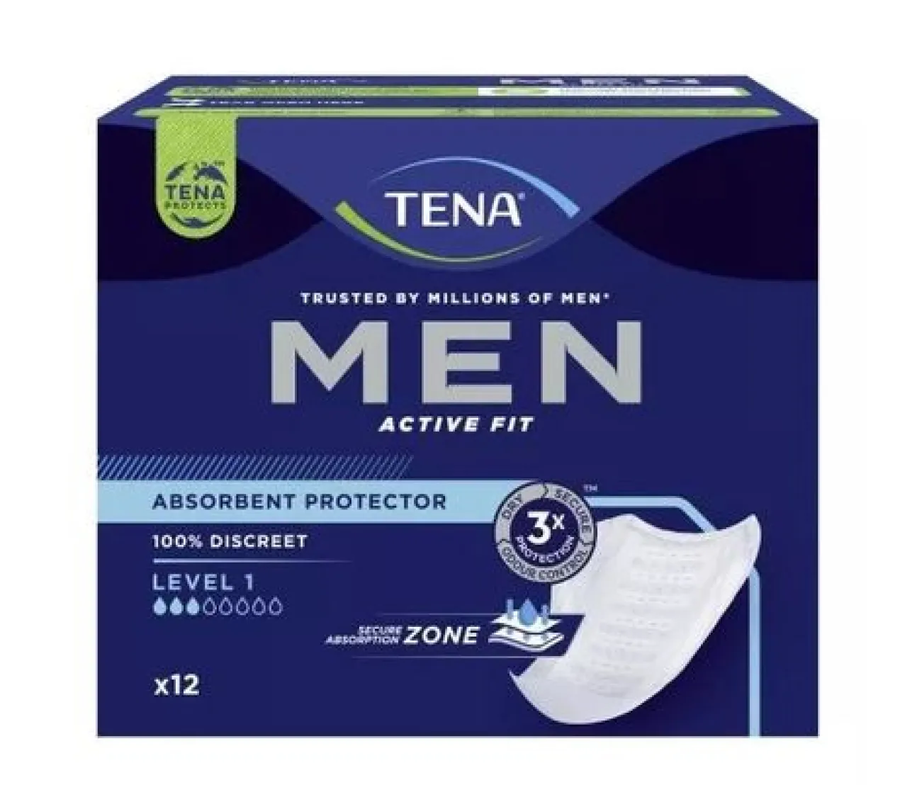 Compresas Protectoras Absorbentes para la Incontinencia Masculina