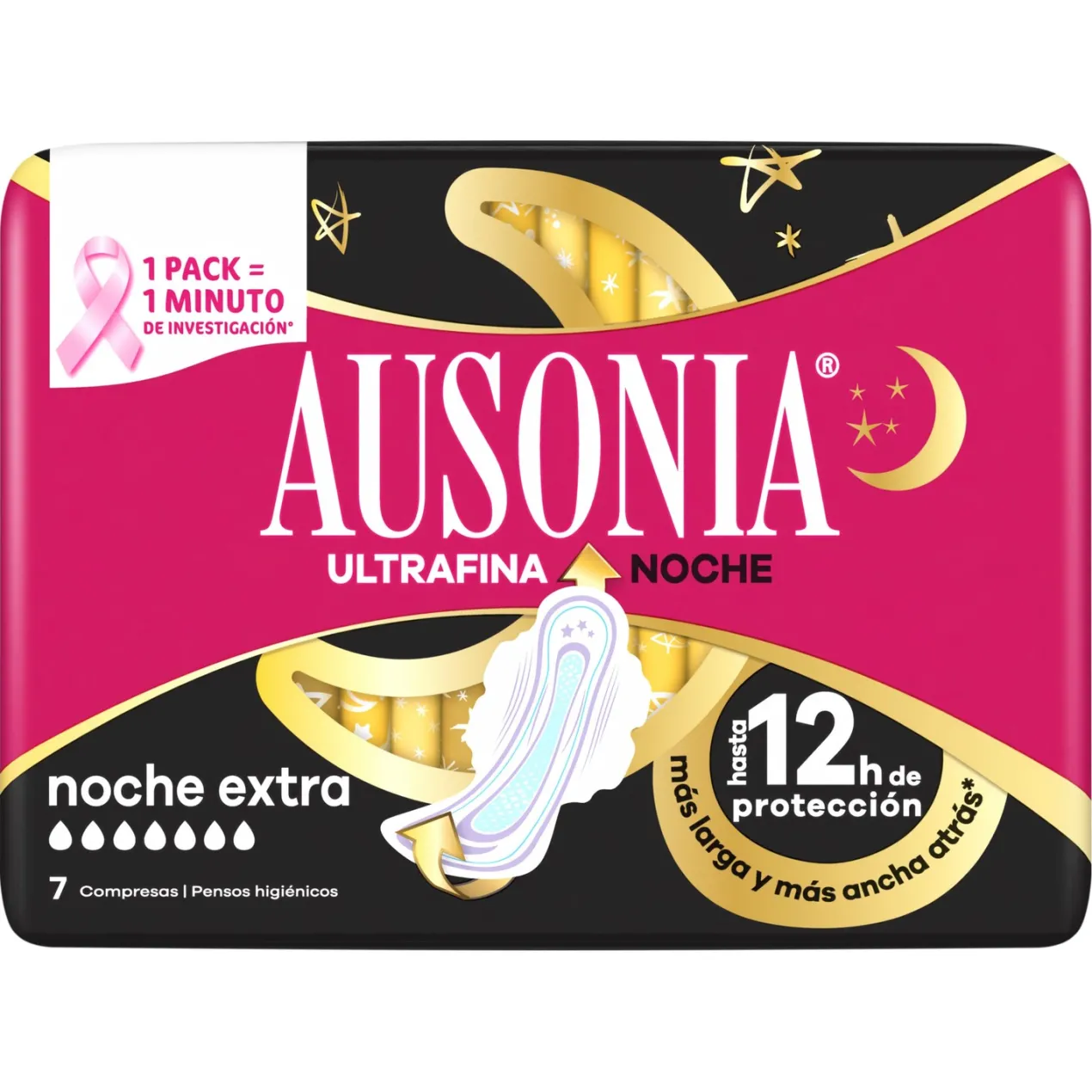 Compresa Ultrafina Noche Extra con Alas