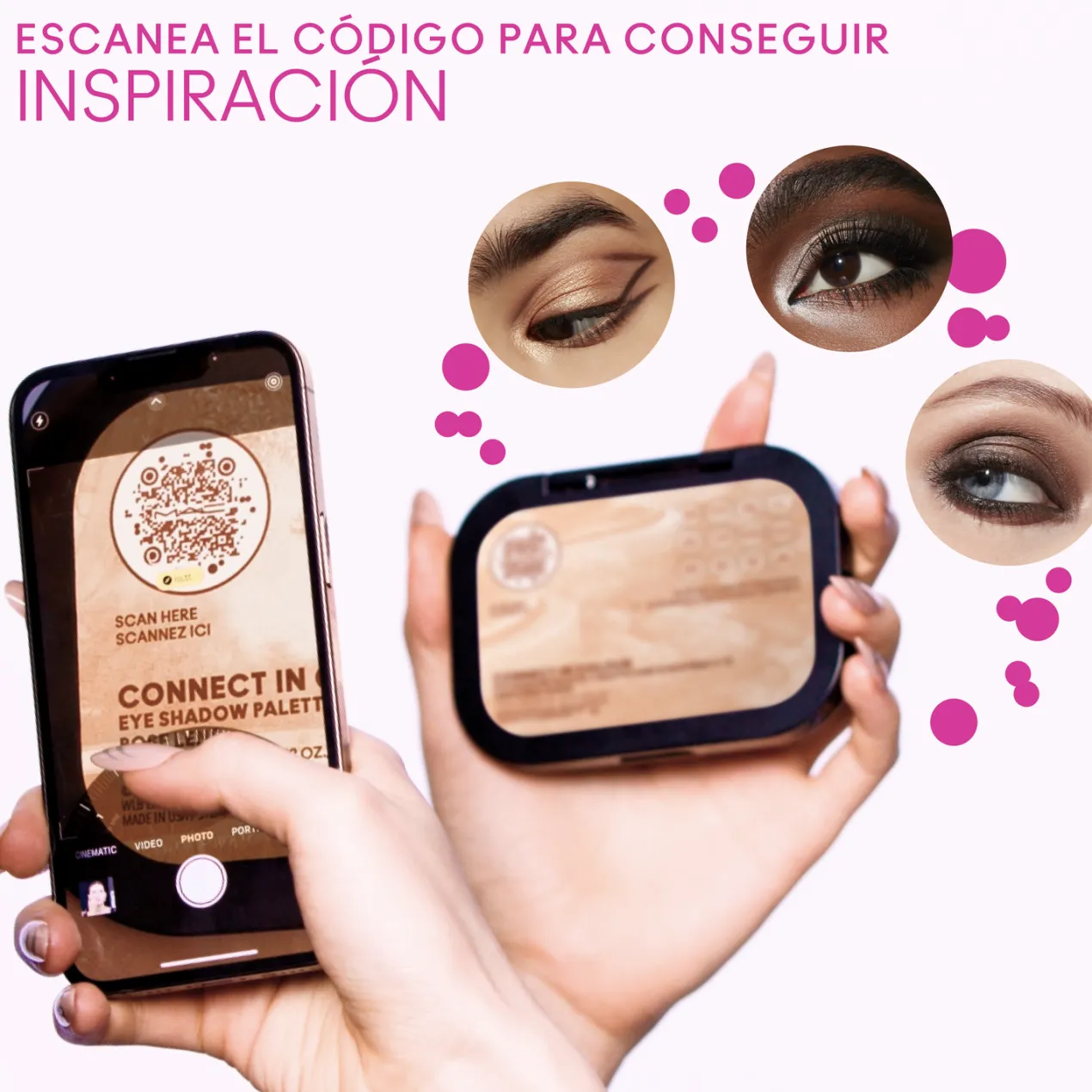 Connect In Colour Eye Unfiltered Nudes Paleta de sombras de ojos