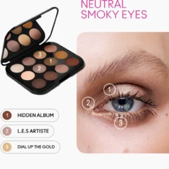 Connect In Colour Eye Unfiltered Nudes Paleta de sombras de ojos