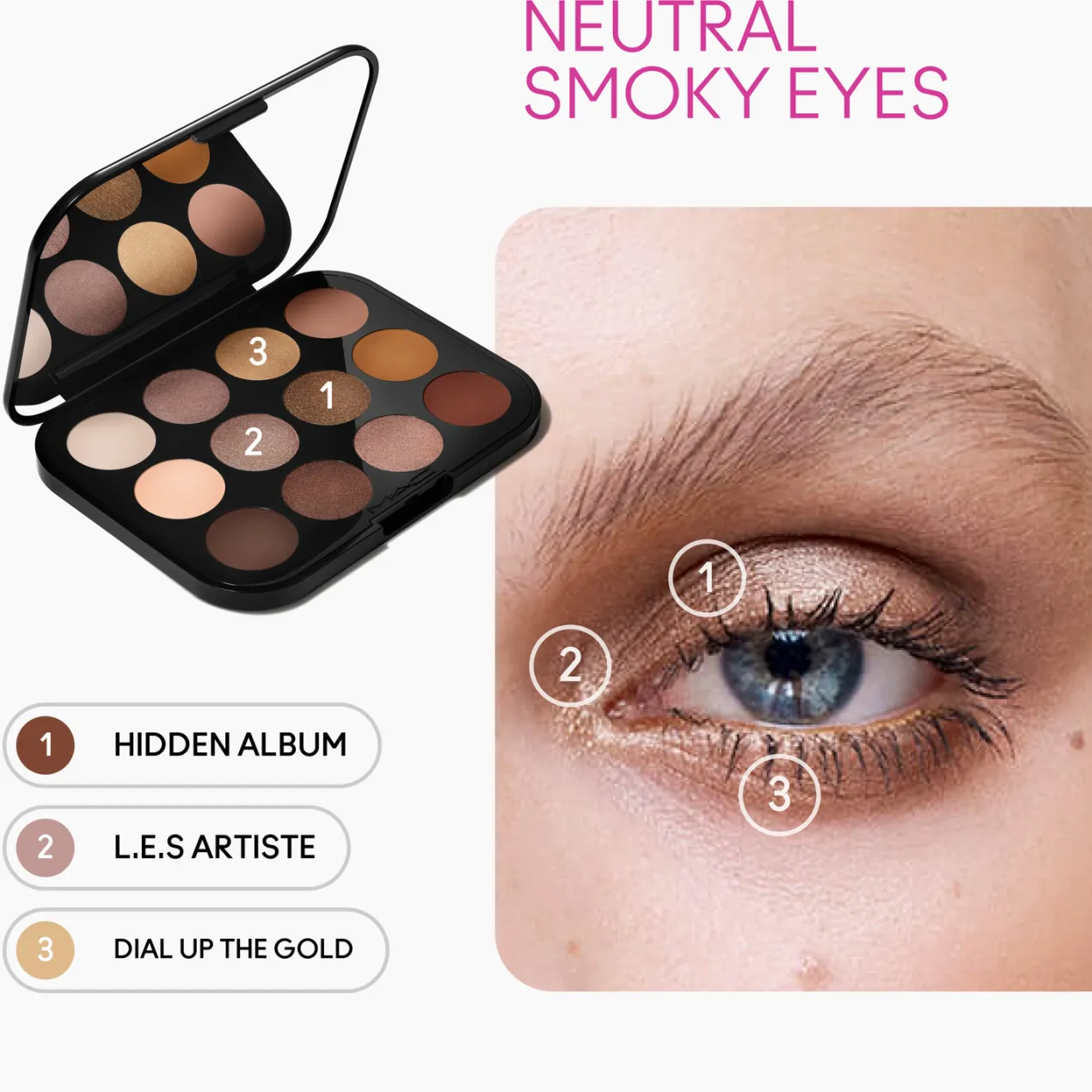 Connect In Colour Eye Unfiltered Nudes Paleta de sombras de ojos