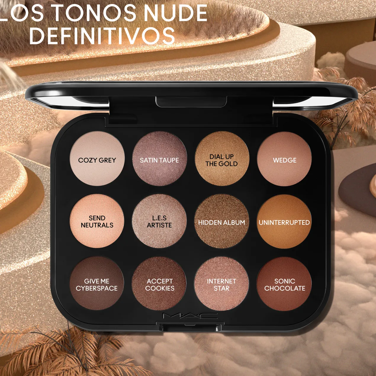 Connect In Colour Eye Unfiltered Nudes Paleta de sombras de ojos