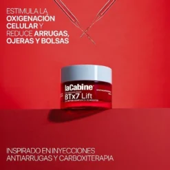 Contorno de ojos antiarrugas con 7 péptidos y O₂ Booster BTx7 Lif
