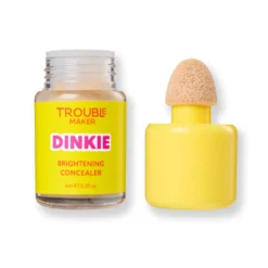 Corrector Cremoso Iluminador Dinkie Brightening Caffeine Concealer