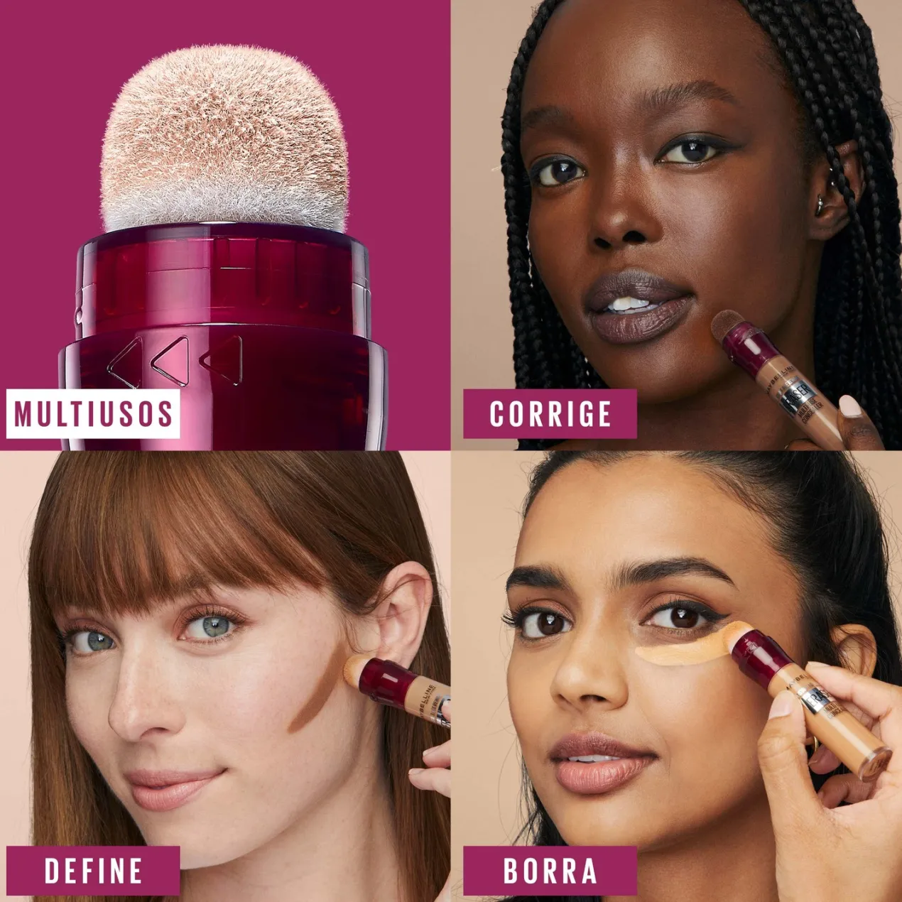 Corrector de Ojeras Borrador de Imperfecciones con Hidratación 12H y Acabado Natural