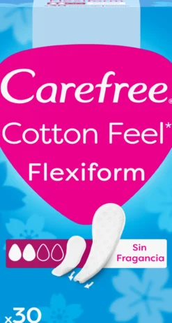 Cotton Feel Flexiform Salvaslip Absorbencia Normal Sin Fragancia