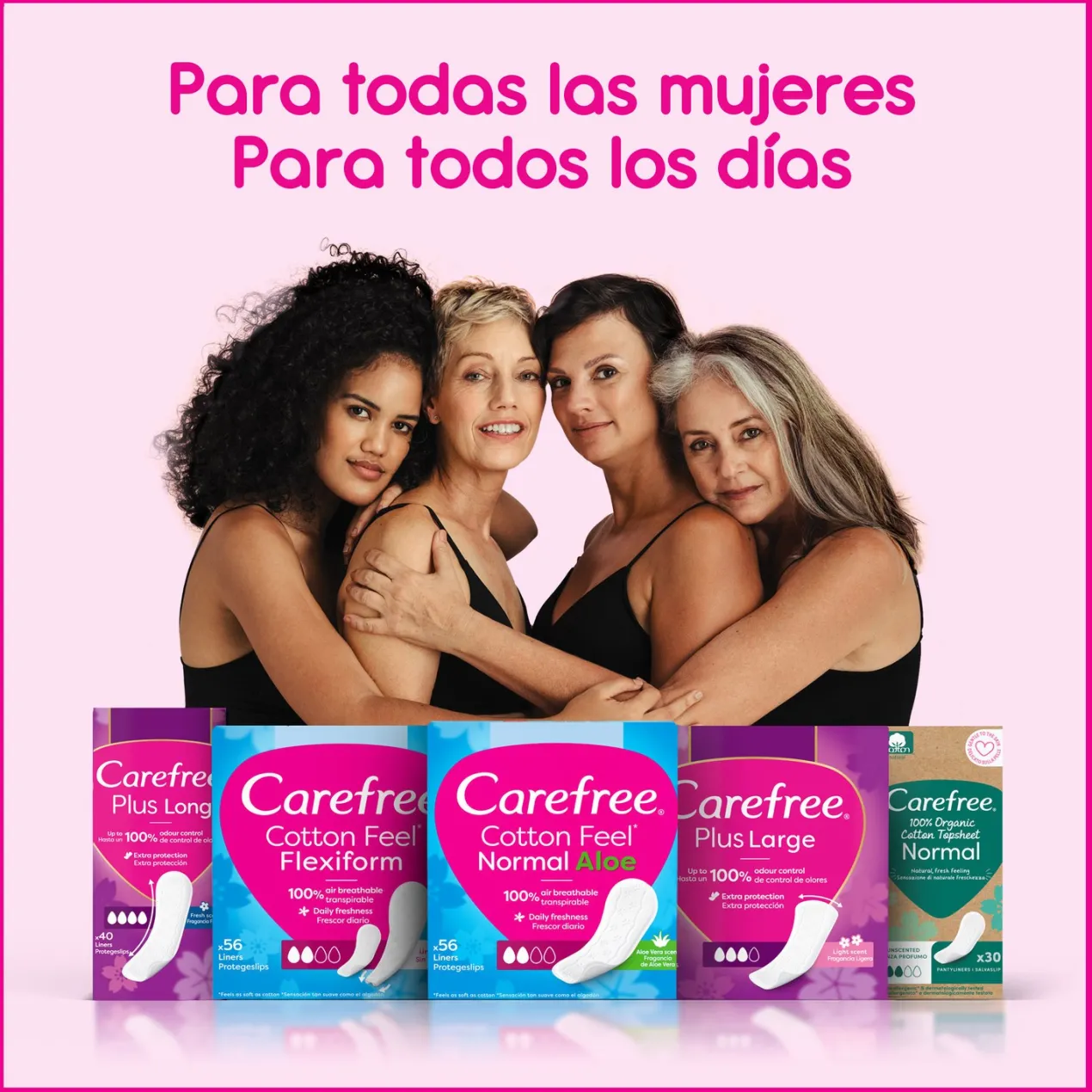 Cotton Feel sin Fragancias Salvaslip Absorbencia Normal Perfect Fit