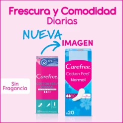Cotton Feel sin Fragancias Salvaslip Absorbencia Normal Perfect Fit