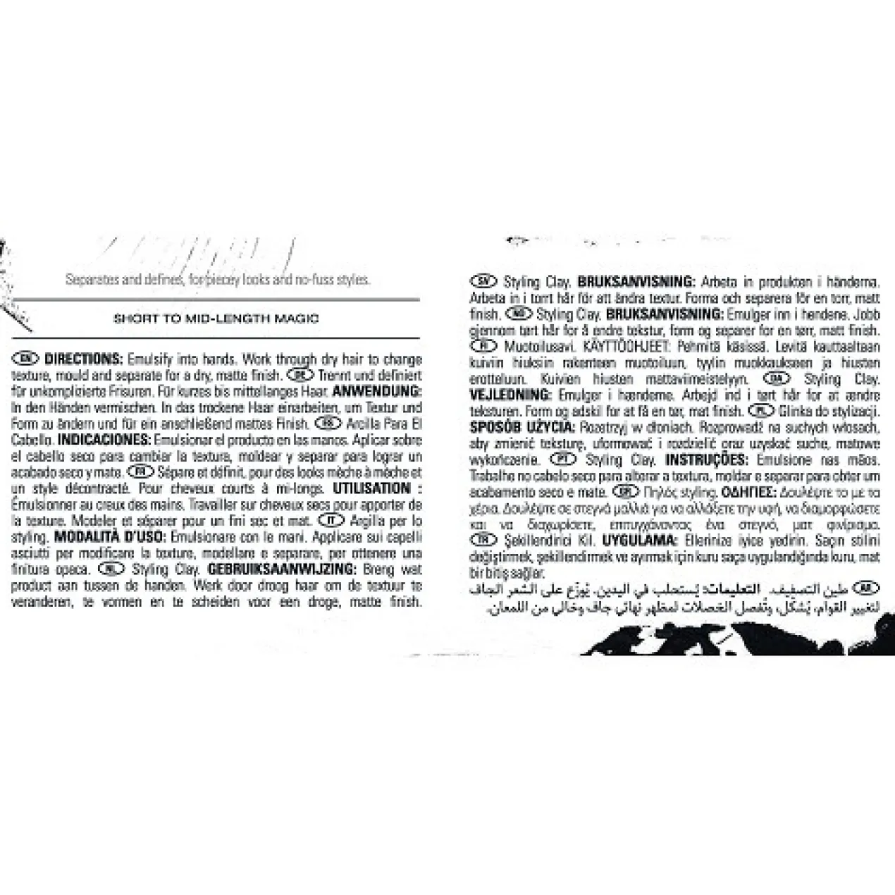 Craft Clay Arcilla Mate Texturizador y Definidor de Peinado