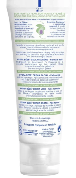 Crema Bebé Facial Hydra Bebé