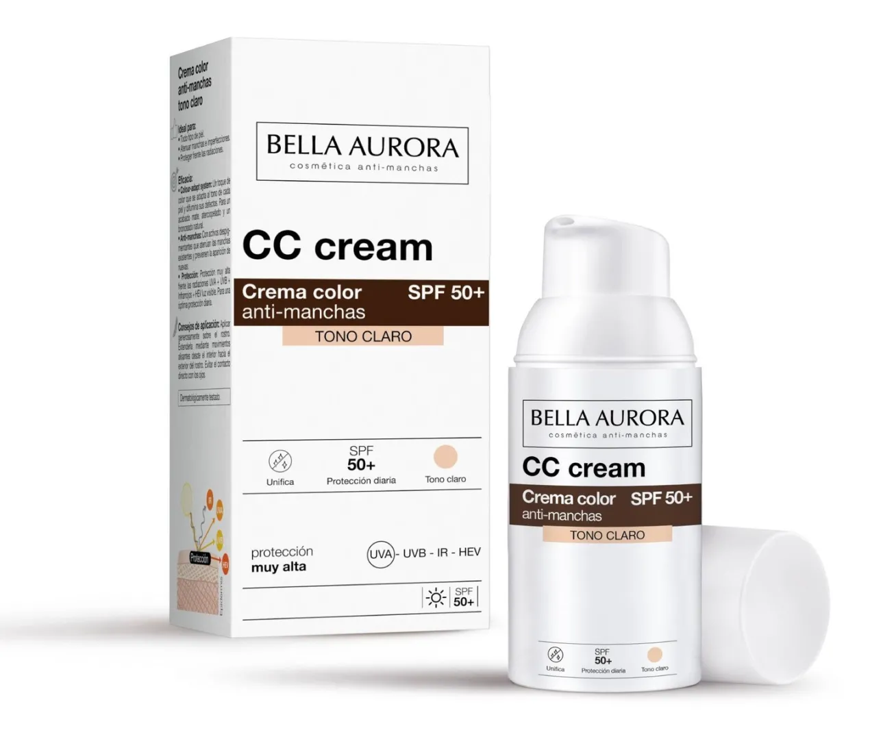 Crema Color Anti-Manchas SPF 50+