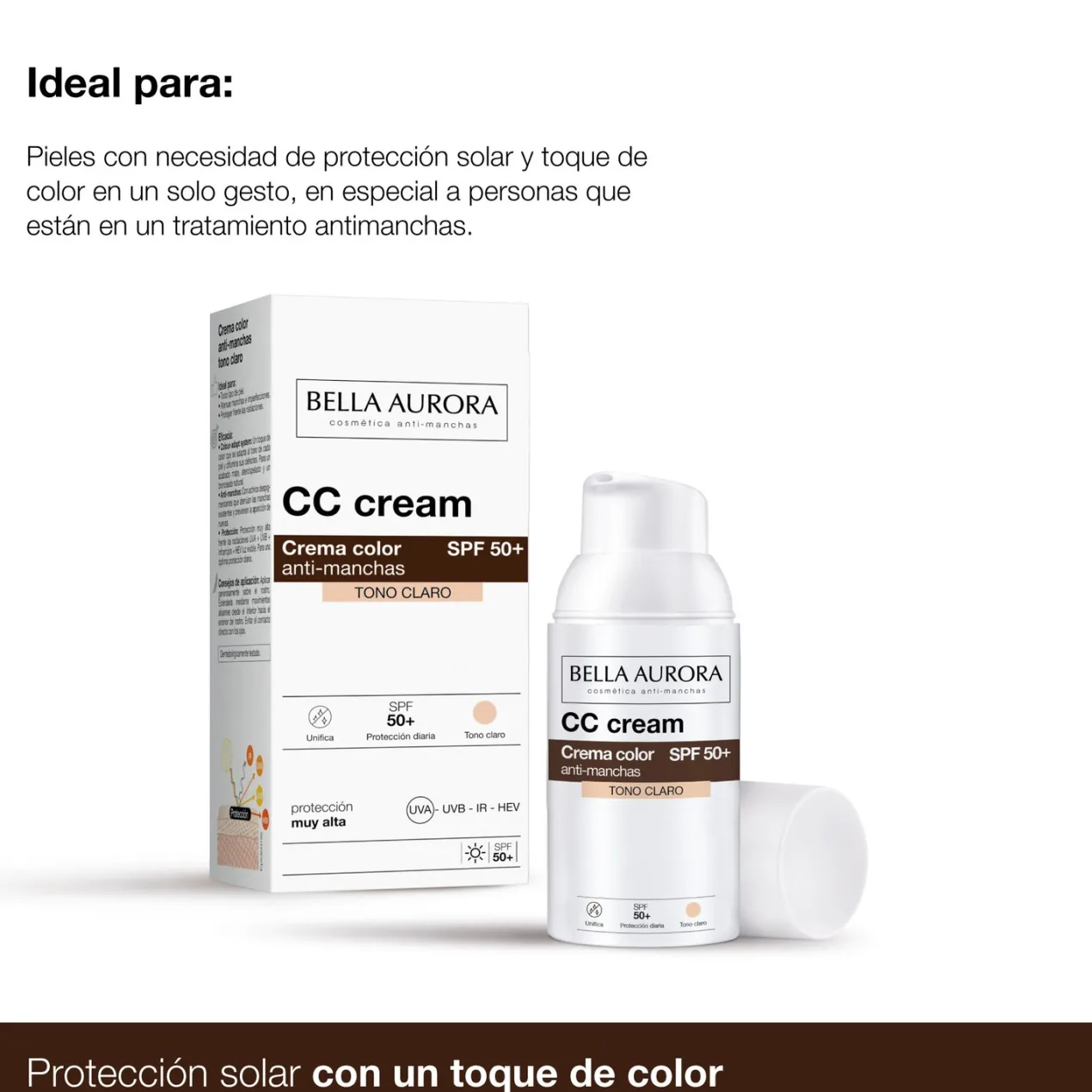 Crema Color Anti-Manchas SPF 50+