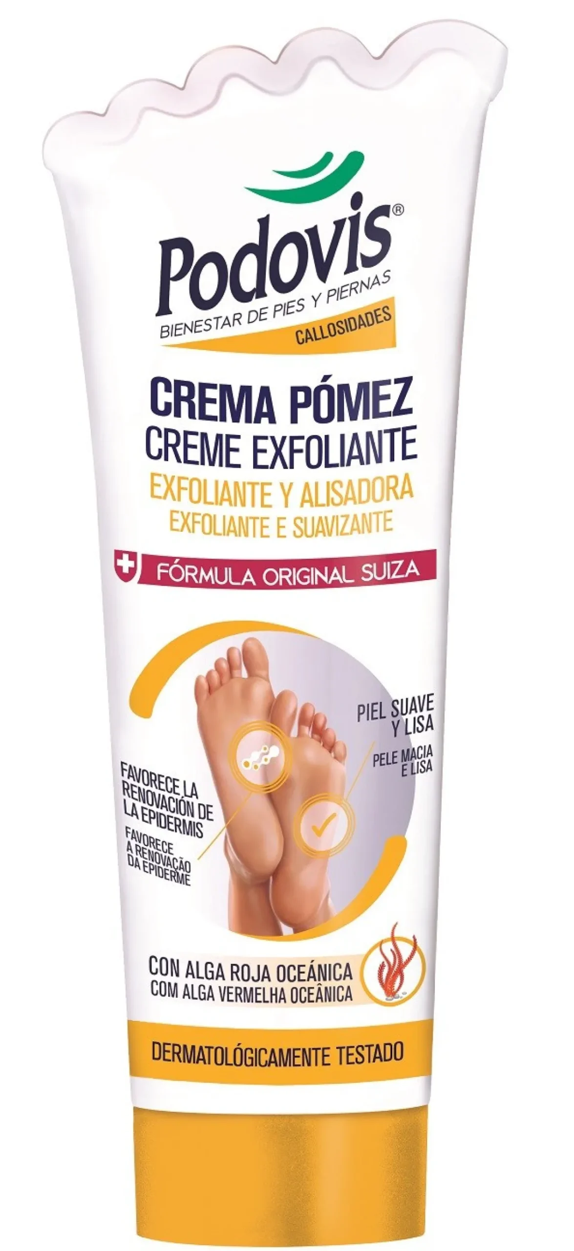 Crema con Piedra Pómez para Pies