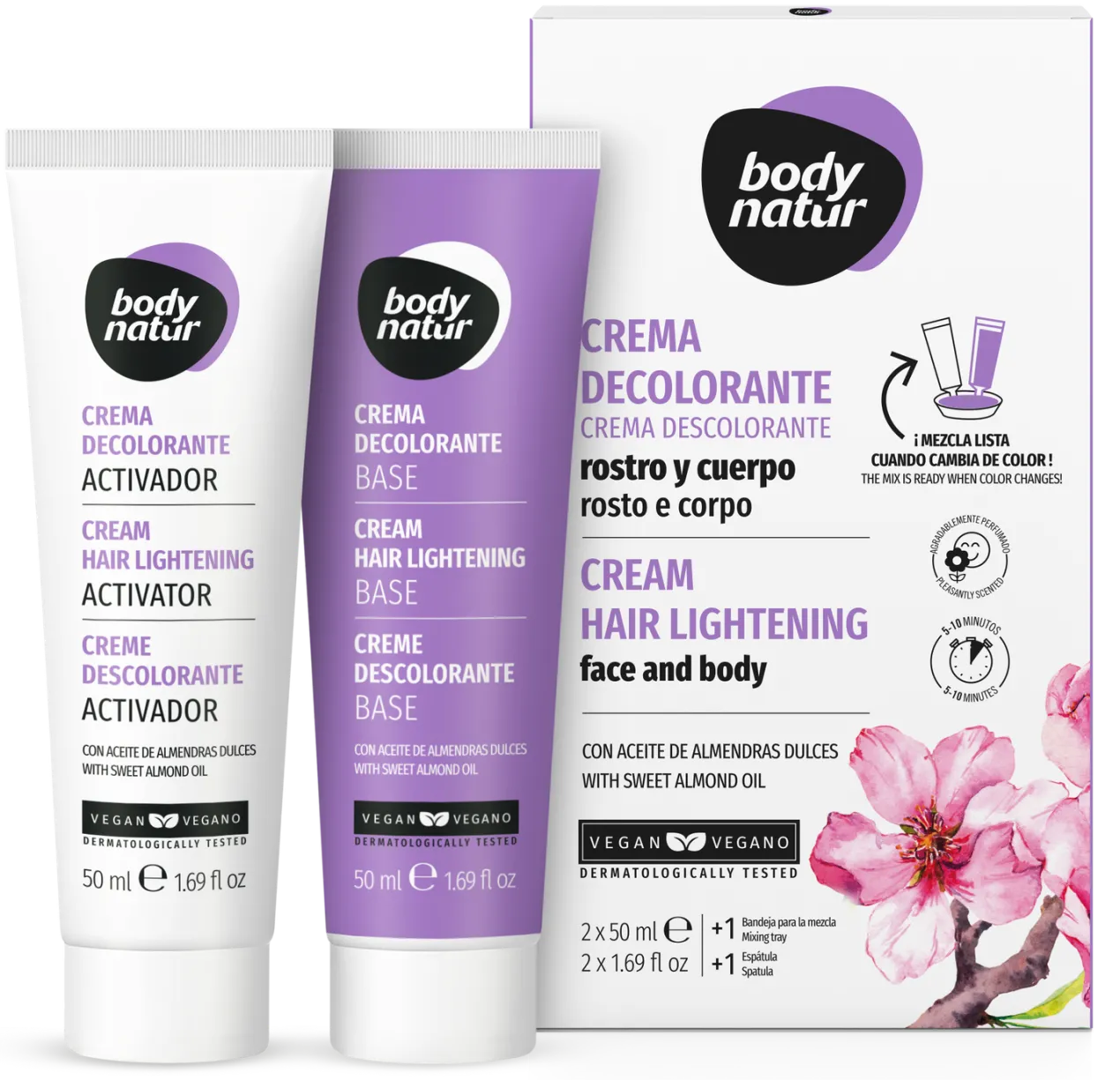 Crema Decolorante Rostro y Cuerpo