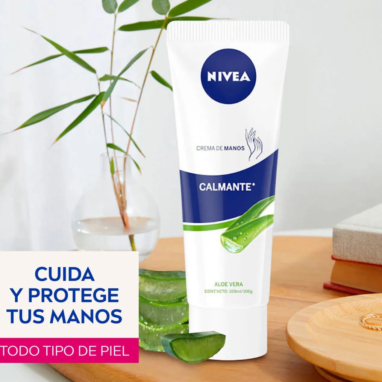 Crema de Manos Calmante Aloe Vera